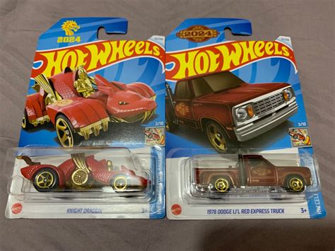 Hot Wheels HW Celebration Racers Knight Draggin Dodge Lil