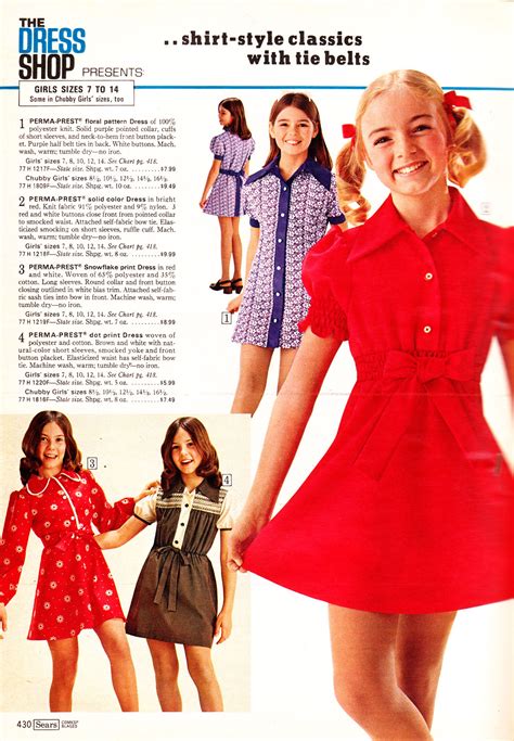 Retrospace Mini Skirt Monday 163 Sears 1974 Catalog Girls Vintage Girls Clothes Retro