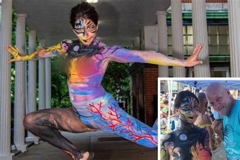 Artists Use Naked Human Canvases To Celebrate NYC Body Painting Day