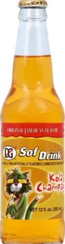 D G Jamaican Kola Champagne Flavored Soda Fl Oz Qfc