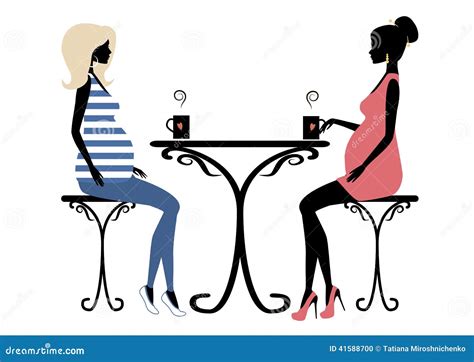 Pregnant Women Group Future Mothers Anticipation Birth Baby