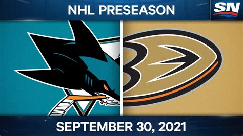 Nhl Pre Season Highlights San Jose Sharks Vs Anaheim Ducks