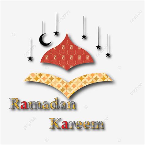 Ramadan Kareem Estrela Da Lua PNG Mesquita Ramadan Kareem