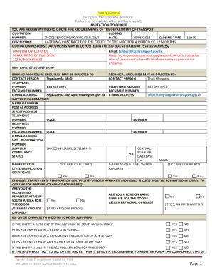 Fillable Online Sbd Part A Supplier To Complete Return Failure To