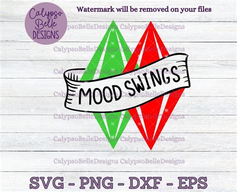 Mood Swings Svg The Sims Svg Sims Gamer Svg Funny Video Etsy