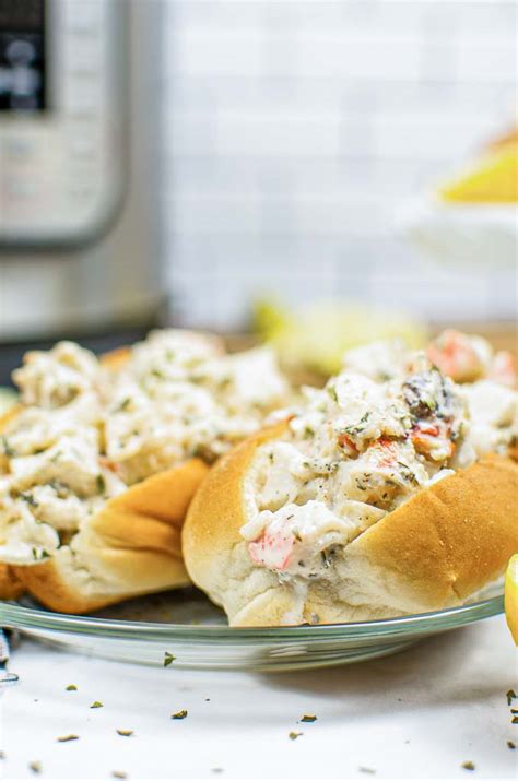 Instant Pot Lobster Rolls Quick Instant Pot Recipes