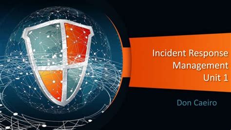 Introduction To Incident Response Management Ppt