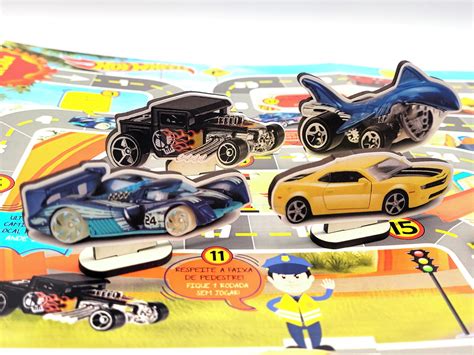 Jogo De Tabuleiro Personalizado Lembrancinha Hot Wheels Elo