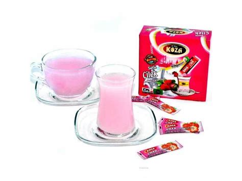 koza Strawberry Flavored Powder Drink 50 sachet | Marasi