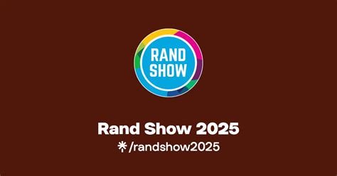 Rand Show 2025 Instagram Facebook Tiktok Linktree