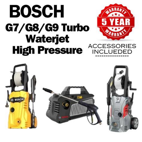 Bosch G7 Turbog8 Turbog9 Turbo Waterjet High Pressure Cleaner Water Jet Sprayer Machine Car