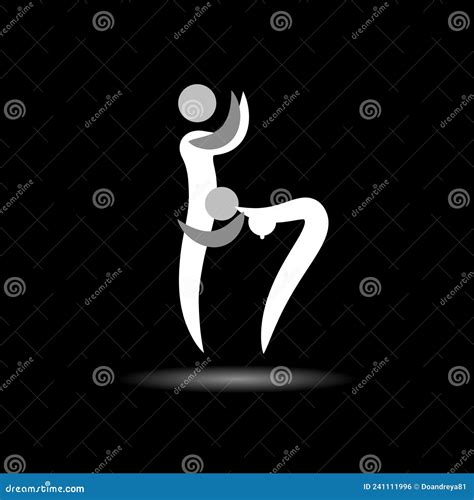 Kama Sutra Sex Pose Man And Woman In Love Yoga Time To Sex Vector
