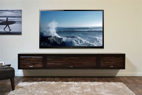 Wall Mount Entertainment Center ECO GEO Espresso by WoodwavesInc