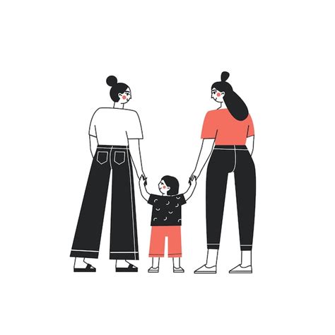 Couple gay apprenant à bébé à marcher Famille lesbienne heureuse Couple lesbien passant du temps