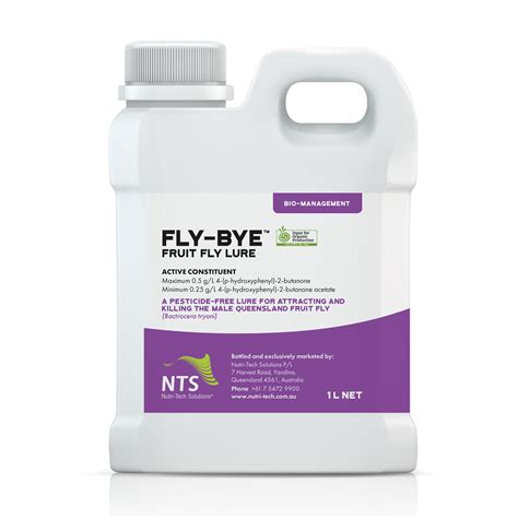 Fly Bye™ Fruit Fly Lure | Organic Fruit Fly Management – Nutri-Tech