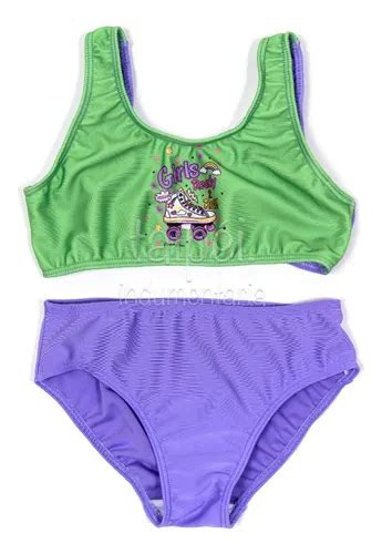 Malla Bikini Nena Top Alto Bitono T Vv