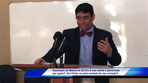 Rev Rog Rio Bernini Jr Mateus Quem Governa A Sua Mente