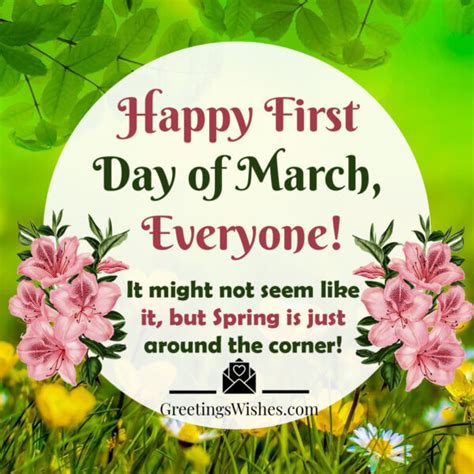 Happy March Month Wishes To Welcome Joy And New Beginnings Greetings