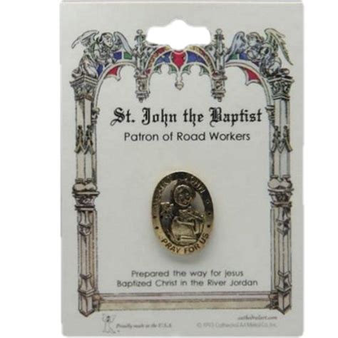 St John The Baptist Lapel Pin The Square T Store