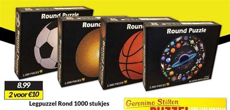 Legpuzzel Rond 1000 Stukjes Aanbieding Bij BoekenVoordeel 1Folders Nl