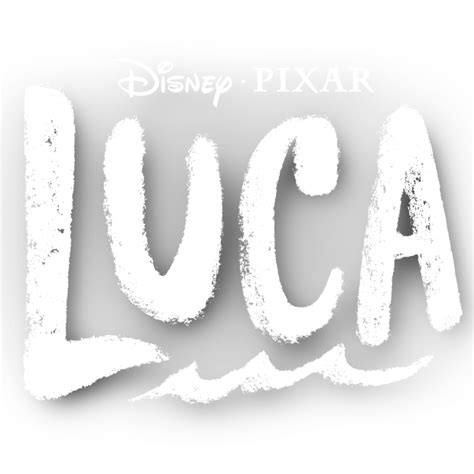Disney Pixar Luca Logo Coloring Pages Transparent Background