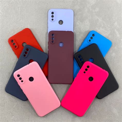 Capa Xiaomi Redmi Note 7 Silicone Aveludada Protege Câmera Colorida