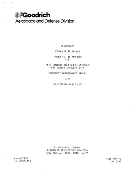 Goodrich Component Maintenance Manual 5
