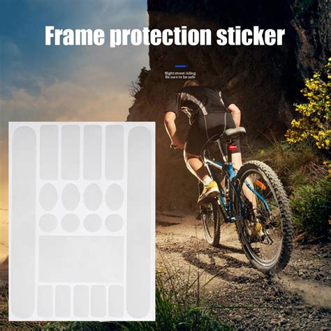 Au Pcs Mtb Bike Sticker Anti Scratch Anti Rub Bicycle Frame Protector