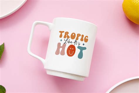 Retro Summer Svg Tropic Like It S Hot Artbubbles