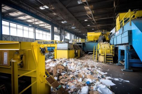 Premium AI Image Inside Of Wastetoenergy Recycling Plant Factory