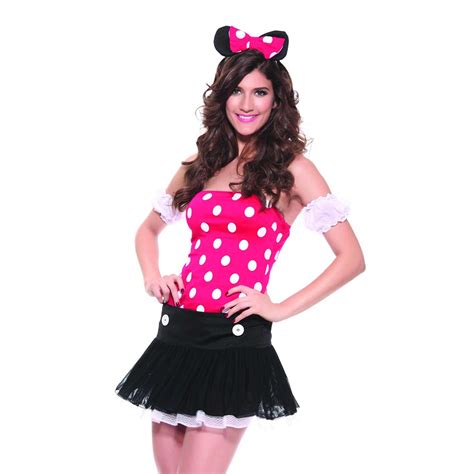 Pink Sexy Minnie Mouse Costume