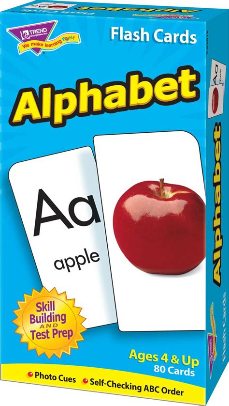 Alphabet Skill Drill Flash Cards From Trend Enterprises School Crossing