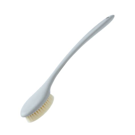 Eguiwyn Bath Brush Shower Brush With Soft And Stiff Bristles Bath Long