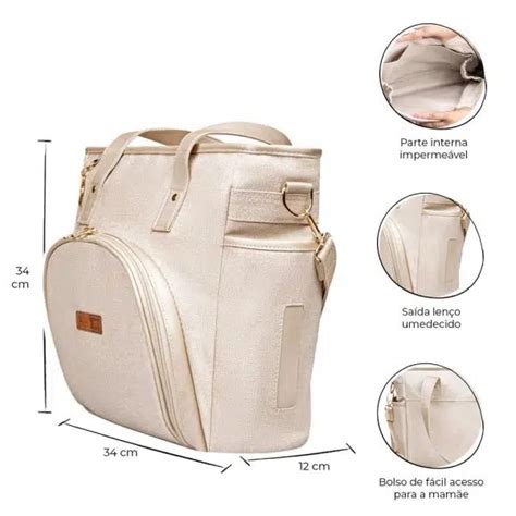Bolsa Maternidade Lebaby Nude Alce