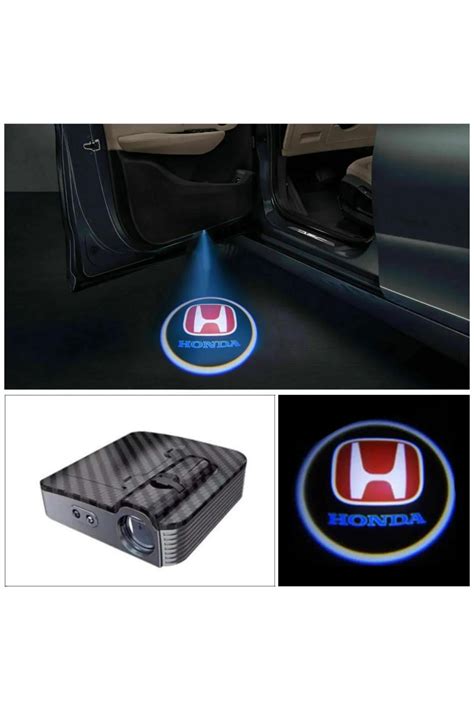 Car Led Door Light Projectors Logo Puddle Courtesy For All Honda Etsy