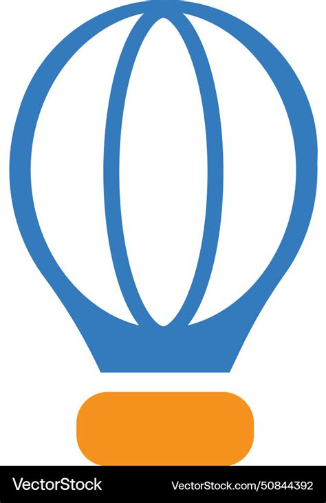 Balloon Air Hot Icon Royalty Free Vector Image