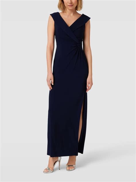 Lauren Ralph Lauren Abendkleid Mit Wickel Optik Modell LEONIDAS