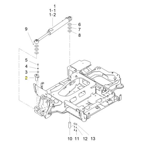 Yanmar Genuine Pin Swing Cylinder Sv Machine Serve