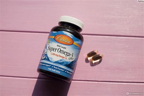 Капсулы Омега 3 Carlson Labs Super Omega-3 1200мг - «Как понять, что ...