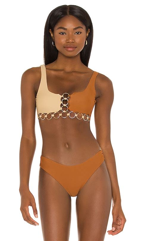 Lovewave The Everette Top In Brown Nude Revolve