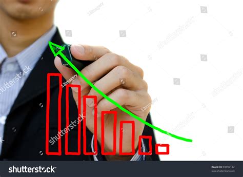 Hand Drawing Showing Graph Stock Photo 89892142 | Shutterstock