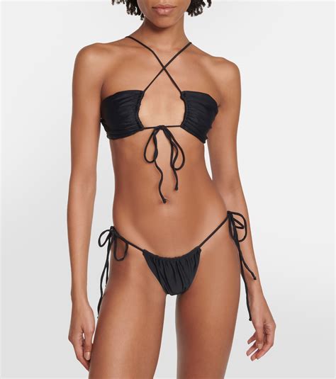 Livi Bikini Top In Black Jade Swim Mytheresa