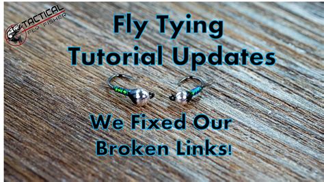 Updated Materials Links for Fly Tying Tutorials – Tactical Fly Fisher