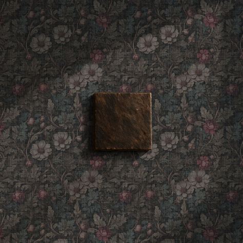 Nocturnal Botanica | Dark Academia Dramatic Moody Floral Wallpaper