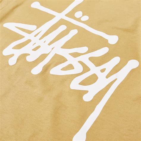 Stussy Basic Stussy T-Shirt Khaki | END. (GB)