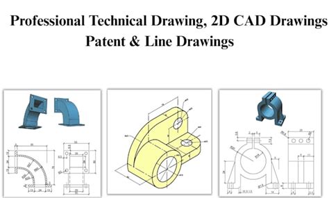 design professional technical drawing  cad drawings patent