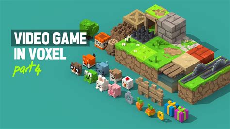 Video Game In Voxel Art Part Youtube