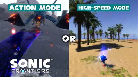 Sonic Frontiers Should You Choose Action Or High Speed Style Youtube