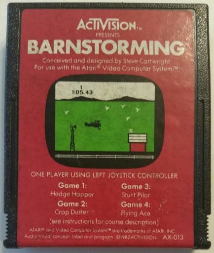 Barnstorming Item Only Atari 2600