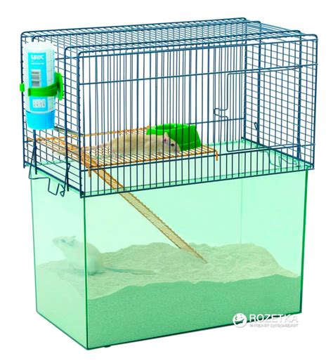 Клетка для грызунов Savic Habitat Starter Small 41х23х46.5 см Синяя с ...